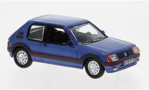 Coche miniatura Peugeot 205 1/87 Norev GTI 1.9 metallise azul 1990 Peugeot 205 1/87 Norev GTI 1.9 metallise azul 1990 coche miniatura