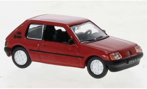 Coche miniatura Peugeot 205 1/87 Norev XR rouge 1985 Peugeot 205 1/87 Norev XR rouge 1985 coche miniatura