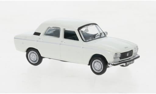 Coche miniatura Peugeot 304 1/87 Norev GL blanco 1977 Peugeot 304 1/87 Norev GL blanco 1977 coche miniatura