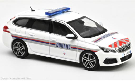 Peugeot 308 1/43 Norev SW Douanes (F) 2018 coche miniatura