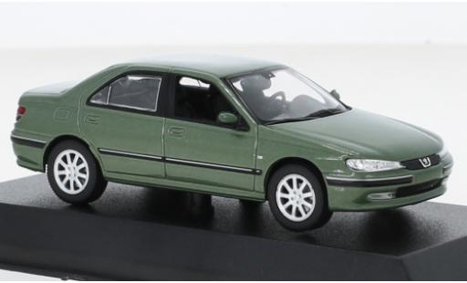 Coche miniatura Peugeot 406 1/43 Norev metallise verde 2002 Peugeot 406 1/43 Norev metallise verde 2002 coche miniatura