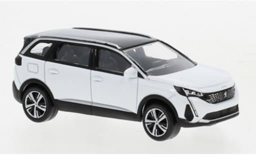 Peugeot 5008 1/64 Norev metallise blanco 2020 coche miniatura