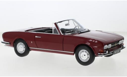 Coche miniatura Peugeot 504 1/18 Norev cabriolet rouge foncé 1969 Peugeot 504 1/18 Norev cabriolet rouge foncé 1969 coche miniatura