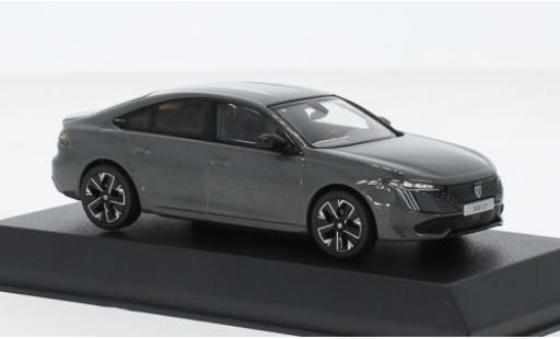 Coche miniatura Peugeot 508 1/43 Norev GT hybride gris 2023 Peugeot 508 1/43 Norev GT hybride gris 2023 coche miniatura