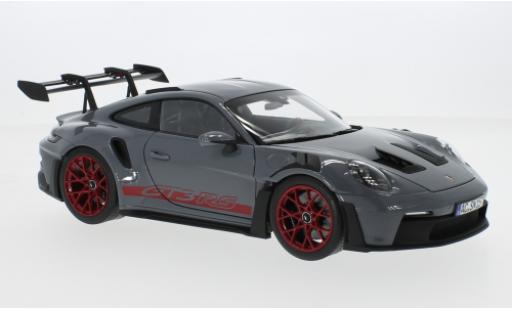 Coche miniatura Porsche 992 GT3 R 1/18 Norev 911  S gris/rouge 2020 Porsche 992 GT3 R 1/18 Norev 911  S gris/rouge 2020 coche miniatura