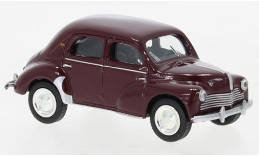 Renault 4CV 1/64 Norev rojo 1950 coche miniatura