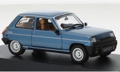 Coche miniatura Renault 5 1/43 Norev Alpine Turbo metallise azul 1983 Renault 5 1/43 Norev Alpine Turbo metallise azul 1983 coche miniatura