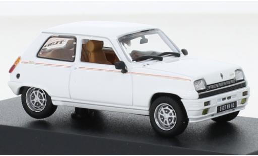 Coche miniatura Renault 5 1/43 Norev Laureate Turbo blanche 198 Renault 5 1/43 Norev Laureate Turbo blanche 198 coche miniatura