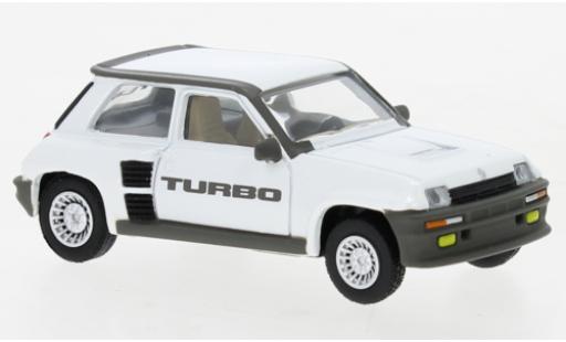 Renault 5 1/64 Norev Turbo metallise blanco 1981 coche miniatura