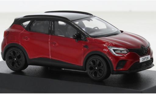 Renault Captur 1/43 Norev Rive Gauche metallise rouge foncé/negro 2022 coche miniatura