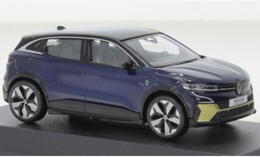 Coche miniatura Renault Megane 1/43 Norev E-Tech metallise azul/negro 2022 Renault Megane 1/43 Norev E-Tech metallise azul/negro 2022 coche miniatura