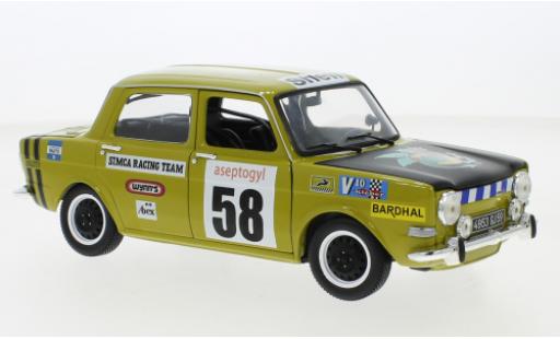 Coche miniatura Simca 1000 1/18 Norev Rally 2 SRT No.58 Racing Team 1973 Simca 1000 1/18 Norev Rally 2 SRT No.58 Racing Team 1973 coche miniatura