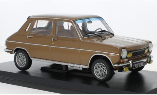 Simca 1100 1/18 Norev TI metallise marron 1974 coche miniatura