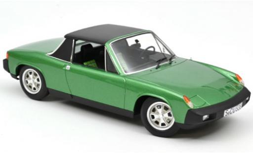 Porsche 914 1/18 Norev Volkswagen 2.0 metalico verde 1975 coche miniatura