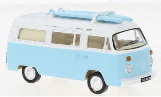 Coche miniatura Volkswagen T2 1/43 Norev b Camper Van azul clair 1973 Volkswagen T2 1/43 Norev b Camper Van azul clair 1973 coche miniatura