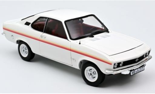 Opel Manta 1/18 Norev A Swinger blanco/Dekor 1975 coche miniatura