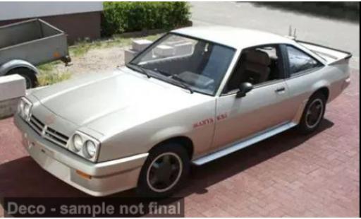 Coche miniatura Opel Manta 1/18 Norev GSI beige 1987 1:18 Opel Manta 1/18 Norev GSI beige 1987 1:18 coche miniatura