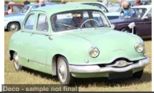 Coche miniatura Panhard Dyna 1/87 Norev Z12 grün 1958 1:87 Panhard Dyna 1/87 Norev Z12 grün 1958 1:87 coche miniatura