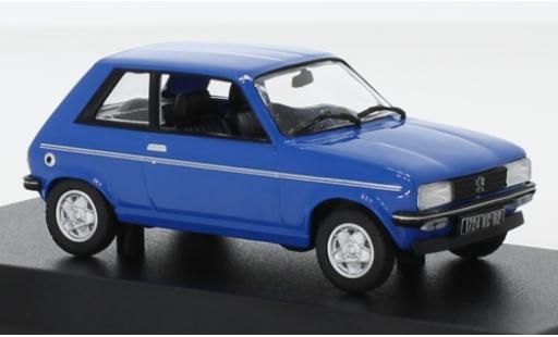 Coche miniatura Peugeot 104 1/43 Norev ZS azul 1979 Peugeot 104 1/43 Norev ZS azul 1979 coche miniatura