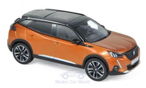 Coche miniatura Peugeot 2008 1/43 Norev GT metalico naranja/negro 2020 Peugeot 2008 1/43 Norev GT metalico naranja/negro 2020 coche miniatura