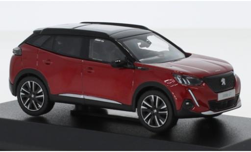 Coche miniatura Peugeot 2008 1/43 Norev GT metalico rojo/negro 2020 Peugeot 2008 1/43 Norev GT metalico rojo/negro 2020 coche miniatura