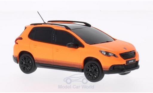 Peugeot 2008 1/43 Norev matt-naranja 2013 coche miniatura