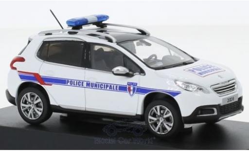 Peugeot 2008 1/43 Norev Police Municipale Polizei (F) 2013 coche miniatura