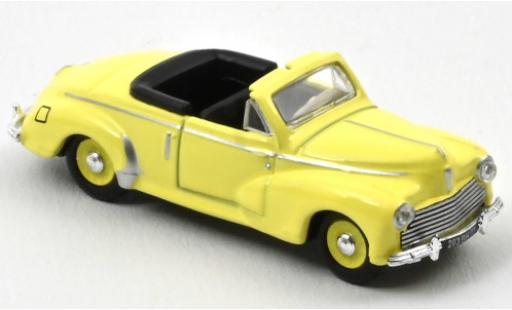 Coche miniatura Peugeot 203 1/87 Norev Cabriolet amarillo 1952 Peugeot 203 1/87 Norev Cabriolet amarillo 1952 coche miniatura