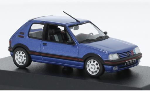 Peugeot 205 1/43 Norev GTI 1.9 metallise blau 1992 1:43 coche miniatura