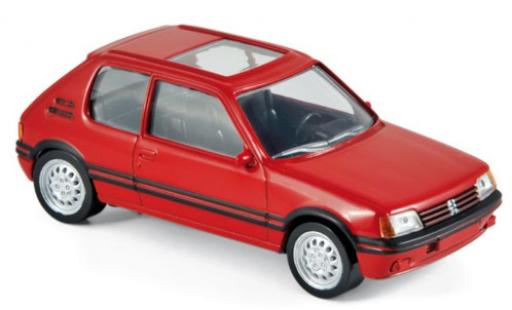 Peugeot 205 1/43 Norev GTi rojo 1986 coche miniatura