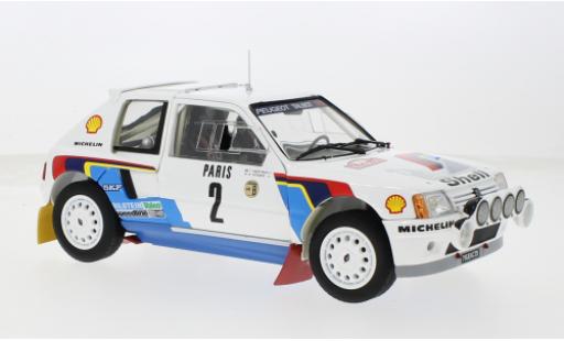 Peugeot 205 1/18 Norev T16 No.2 Rallye WM Rallye Monte Carlo 1985 1:18 coche miniatura