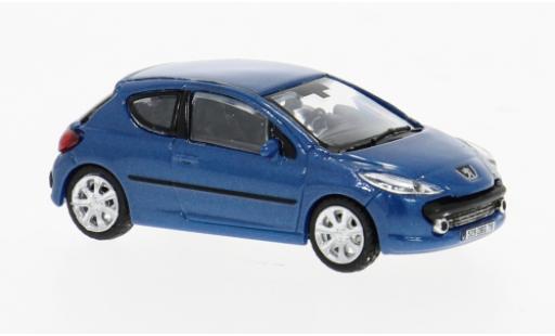 Peugeot 207 1/87 Norev blau 2007 1:87 coche miniatura