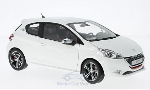 Peugeot 208 1/18 Norev GTi blanco 2013 coche miniatura