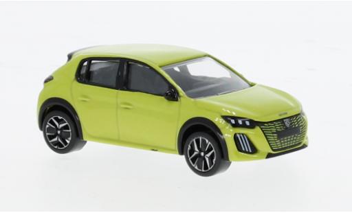Peugeot 208 1/64 Norev metallise gelb 2024 1:64 coche miniatura