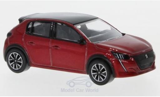 Peugeot 208 1/64 Norev metalico rojo 2019 coche miniatura