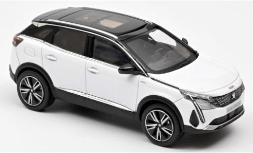 Peugeot 3008 1/43 Norev GT Hybrid4 metalico blanco 2020 coche miniatura