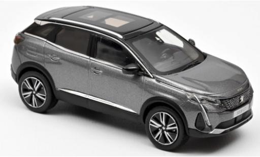 Peugeot 3008 1/43 Norev GT metalico gris 2020 coche miniatura