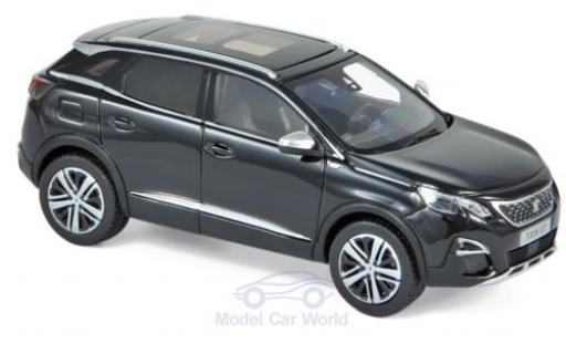 Peugeot 3008 1/43 Norev GT negro 2016 coche miniatura