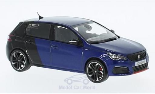 Coche miniatura Peugeot 308 GTI 1/43 Norev GTi Coupe Franche azul/negro 2017 Peugeot 308 GTI 1/43 Norev GTi Coupe Franche azul/negro 2017 coche miniatura