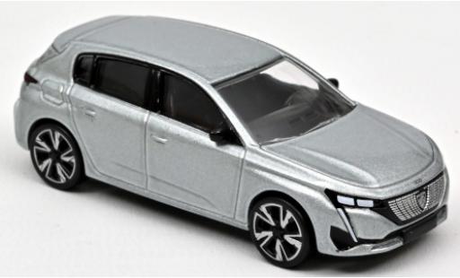 Peugeot 308 1/64 Norev metalico gris 2021 coche miniatura