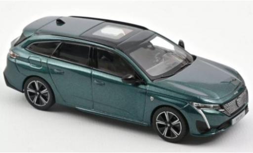 Peugeot 308 1/43 Norev SW GT metalico türkis 2021 coche miniatura