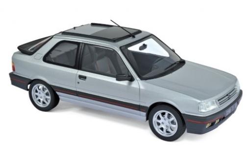 Coche miniatura Peugeot 309 1/18 Norev GTi metalico gris 1987 Peugeot 309 1/18 Norev GTi metalico gris 1987 coche miniatura