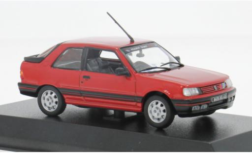 Coche miniatura Peugeot 309 1/43 Norev GTi rojo 1987 1:43 Peugeot 309 1/43 Norev GTi rojo 1987 1:43 coche miniatura