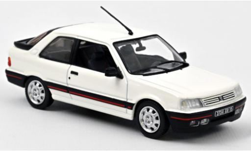 Coche miniatura Peugeot 309 1/43 Norev GTi blanco 1987 Peugeot 309 1/43 Norev GTi blanco 1987 coche miniatura
