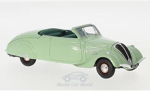 Coche miniatura Peugeot 402 1/43 Norev Eclipse verde 1937 Peugeot 402 1/43 Norev Eclipse verde 1937 coche miniatura