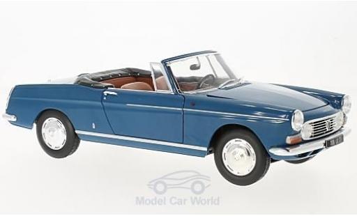 Peugeot 404 Cabriolet 1/18 Norev Cabriolet azul 1967 coche miniatura