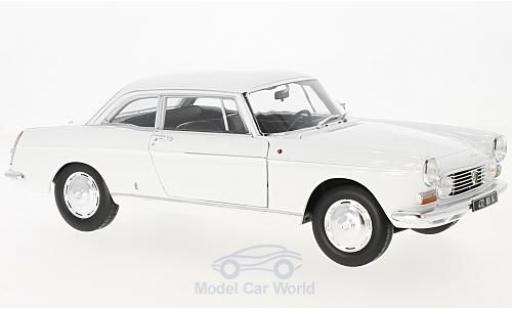 Peugeot 404 coupe 1/18 Norev Coupe blanco 1967 coche miniatura