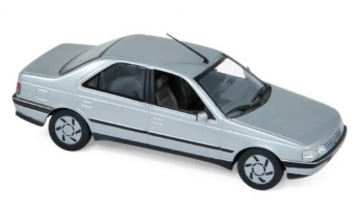 Peugeot 405 1/43 Norev SRi gris 1991 coche miniatura