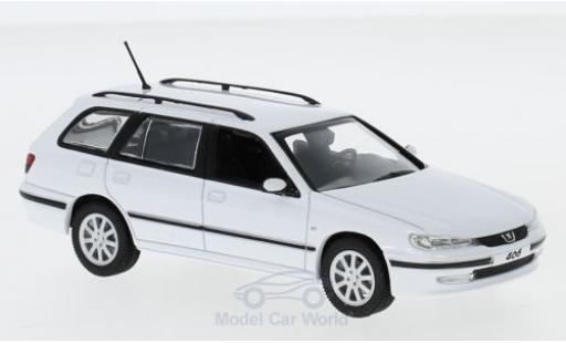 Peugeot 406 1/43 Norev Break blanco 2003 coche miniatura