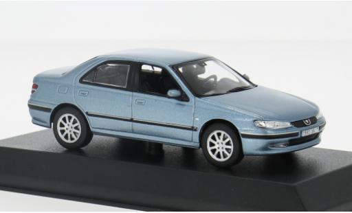 Peugeot 406 1/43 Norev metallise blau 2002 1:43 coche miniatura